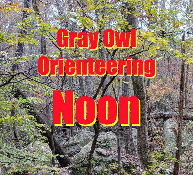 12 Noon Gray Owl Orienteering April 18 8G33LNYT