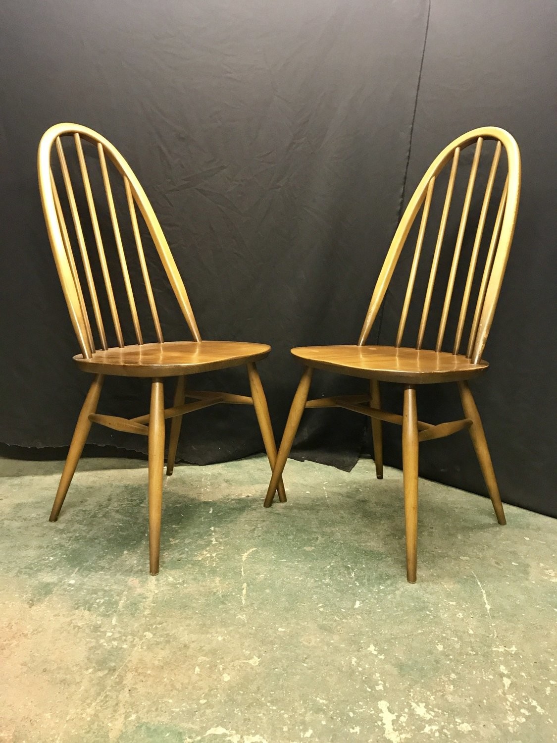 Pair Of Ercol Quaker Chairs