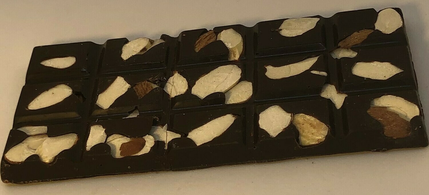 Dark Chocolate Sea Salt Almond Bar - 2 oz Dark Chocolate Sea Salt Almond Bar - 2 oz