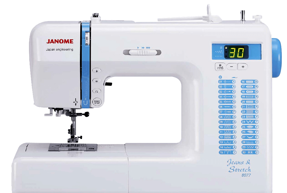 JANOME 8077 vente de modèle de machine à coudre performante