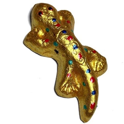 Dtugkhae Aathan Maha Lap (sorcerous lucky lizard) 4 Cm long - Nuea Din Aathan (magical earth powders) - Wai Kroo 2553 BE edition - Luang Por Lum - Wat Samakee Tam Dtugkhae Aathan Maha Lap (sorcerous lucky lizard) 4 Cm long - Nuea Din Aathan (magical earth powders) - Wai Kroo 2553 BE edition - Luang Por Lum - Wat Samakee Tam