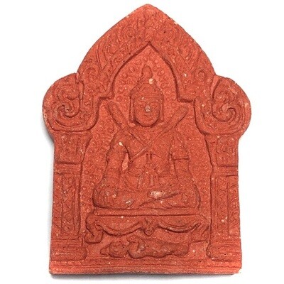 Pra Khun Phaen Chom Talad Pok Dab 2 Lem (double swords Khun Phaen) Hlang Palad Ruay Ngern (Palad Khik for riches on rear face) - Commerce and Promotion amulet - Samnak Ajarn San (Kong Waet) Pra Khun Phaen Chom Talad Pok Dab 2 Lem (double swords Khun Phaen) Hlang Palad Ruay Ngern (Palad Khik for riches on rear face) - Commerce and Promotion amulet - Samnak Ajarn San (Kong Waet)