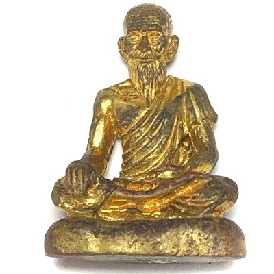 Ruesi Boroma Kroo Chiwok Gomarapaj (Jivaka) Healing Amulet Blessed by Luang Por Jaran (Wat Ampawa) - Nuea Tong Pasom - Hmor Som Hmay Tong Prasert (Doctor Som Hmay) Ruesi Boroma Kroo Chiwok Gomarapaj (Jivaka) Healing Amulet Blessed by Luang Por Jaran (Wat Ampawa) - Nuea Tong Pasom - Hmor Som Hmay Tong Prasert (Doctor Som Hmay)