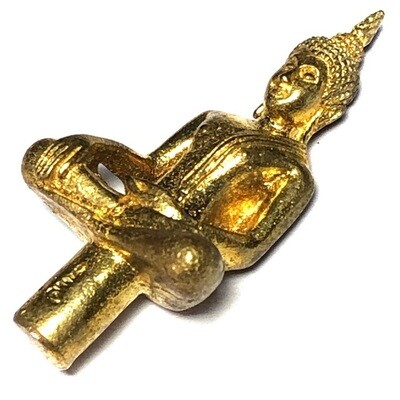 Pra Yord Tong - Thai Flagpole Buddha for Kong Grapan Protection and Prosperity - Gao Mongkol '9 Blessings' Edition - Temple of the Dawn 2554 BE Pra Yord Tong - Thai Flagpole Buddha for Kong Grapan Protection and Prosperity - Gao Mongkol '9 Blessings' Edition - Temple of the Dawn 2554 BE