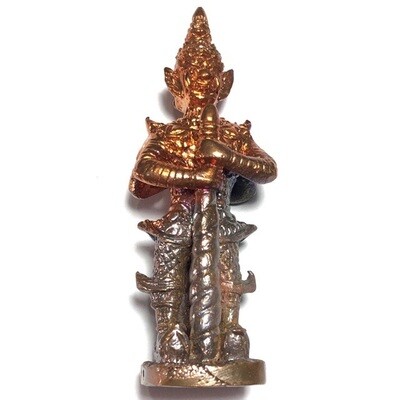 Taw Waes Suwan Maha Bpraab Loi Ongk 7 x 2.5 Cm Statuette (only 200 made) - Nuea Nava Loha 'Serp Dtamnan Luang Phu Noi' Edition 2555 BE - Luang Por Jerd - Suan Badibat Tam Po Sethee Taw Waes Suwan Maha Bpraab Loi Ongk 7 x 2.5 Cm Statuette (only 200 made) - Nuea Nava Loha 'Serp Dtamnan Luang Phu Noi' Edition 2555 BE - Luang Por Jerd - Suan Badibat Tam Po Sethee