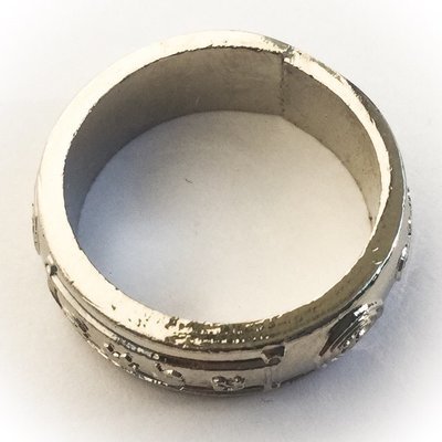 Hwaen Maha Ud Magic Ring for Invincibility + Protection 2524 BE - Nuea Albaca 1.8 Cm Inner Diameter - Ajarn Chum Chai Kiree - Dtamnak Dtak Sila Khao Or Hwaen Maha Ud Magic Ring for Invincibility + Protection 2524 BE - Nuea Albaca 1.8 Cm Inner Diameter - Ajarn Chum Chai Kiree - Dtamnak Dtak Sila Khao Or