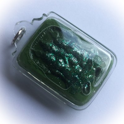 Khun Phaen Paetch Payatorn Riak Nang Rak Dtamrap Wicha Huk Nang Wua - Kama Sutra amulet - Green Prai Powders in Prai Oil - 9 Silver Takrut - Luang Phu Pan - Wat Wang Pae 2555 BE Khun Phaen Paetch Payatorn Riak Nang Rak Dtamrap Wicha Huk Nang Wua - Kama Sutra amulet - Green Prai Powders in Prai Oil - 9 Silver Takrut - Luang Phu Pan - Wat Wang Pae 2555 BE