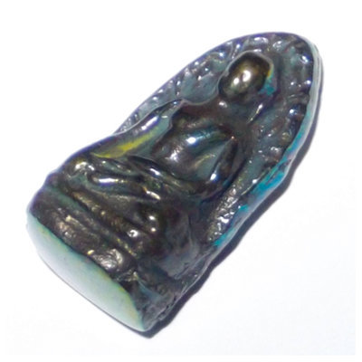 Pra Rod Lampun (Benjapakee amulet) - Nuea Lek Lai Nam Neung See Peek Malaeng Tap (Buddha in Meditation) pure Lek Lai - Luang Por Huan - Wat Putai Sawan 2548 BE Pra Rod Lampun (Benjapakee amulet) - Nuea Lek Lai Nam Neung See Peek Malaeng Tap (Buddha in Meditation) pure Lek Lai - Luang Por Huan - Wat Putai Sawan 2548 BE