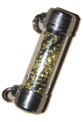 Takrut Len Saw (Lady Flirt Takrut) - Dtagua Ud Pong Dtak Chueak Long Rak Pid Tong (lead with powder filled cord wrapping and gold leaf) - Ajarn Perm Prai Dam - only 50 Takruts ever made! 2.5 Inches Takrut Len Saw (Lady Flirt Takrut) - Dtagua Ud Pong Dtak Chueak Long Rak Pid Tong (lead with powder filled cord wrapping and gold leaf) - Ajarn Perm Prai Dam - only 50 Takruts ever made! 2.5 Inches