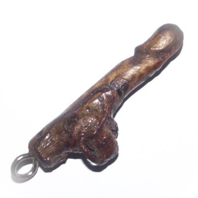 Palad Khik Mai Ga Fak Rak-Yom Jarn Mer - Sacred Tree Branch Phallic with Khom Spell Inscription Hand Inscribed by Luang Por Prohm Wat Ban Suan Palad Khik Mai Ga Fak Rak-Yom Jarn Mer - Sacred Tree Branch Phallic with Khom Spell Inscription Hand Inscribed by Luang Por Prohm Wat Ban Suan