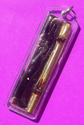 Takrut Riak Sap Pongan Pai (Money Caller/Protector) - large size - Mad Daay Aakom 7 See Chae Nam Man Saep Sangwaas (in Prai Oil with Magical Hyae Yae wood) - 2nd Edition - Pra Ajarn Oe Putto Raksaa Takrut Riak Sap Pongan Pai (Money Caller/Protector) - large size - Mad Daay Aakom 7 See Chae Nam Man Saep Sangwaas (in Prai Oil with Magical Hyae Yae wood) - 2nd Edition - Pra Ajarn Oe Putto Raksaa