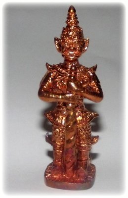 Taw Waes Suwan Maha Bpraab Loi Ongk 7 x 2.5 Cm Statuette (only 200 made) - Nuea Nava Loha 'Serp Dtamnan Luang Phu Noi' Edition 2555 BE - Luang Por Jerd - Suan Badibat Tam Po Sethee Taw Waes Suwan Maha Bpraab Loi Ongk 7 x 2.5 Cm Statuette (only 200 made) - Nuea Nava Loha 'Serp Dtamnan Luang Phu Noi' Edition 2555 BE - Luang Por Jerd - Suan Badibat Tam Po Sethee