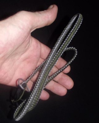 Chuak Takrut Kart Aew - Hand Plaited Cord Belt for attaching Takrut, Palad Khik and other Occult Charms - Olive/Gray/Black Color 26 - 28 Inches Waist (Ladies Size) Chuak Takrut Kart Aew - Hand Plaited Cord Belt for attaching Takrut, Palad Khik and other Occult Charms - Olive/Gray/Black Color 26 - 28 Inches Waist (Ladies Size)