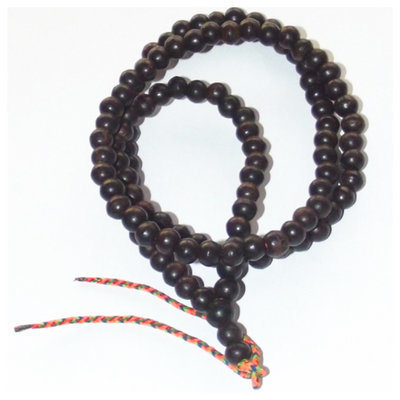 Prakam Suad Montr Bhavana - High Quality Buddhist Prayer Bead Rosary for Chanting and Meditation (Medium Size Beads) - made from Holy Wood - 108 Beads Prakam Suad Montr Bhavana - High Quality Buddhist Prayer Bead Rosary for Chanting and Meditation (Medium Size Beads) - made from Holy Wood - 108 Beads