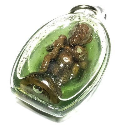 Choo Chok Riak Sap Khor Laew Ruay 2553 BE + Paya Khor Powders in Base Bathed in Green Prai Oil + 2 Takrut Maha Lap - Kroo Ba Jao Bun Lerd Choo Chok Riak Sap Khor Laew Ruay 2553 BE + Paya Khor Powders in Base Bathed in Green Prai Oil + 2 Takrut Maha Lap - Kroo Ba Jao Bun Lerd