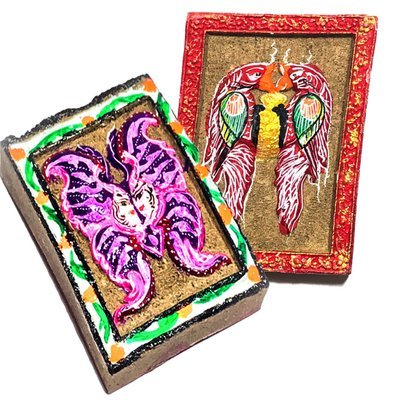 Taep Jamlaeng Gaew Sariga Shiva-Kali with Crystal Celestial Magpie Purple Butterfly Red Magpie 2554 BE Lunar Eclipse Ceremony Only 300 Made Kroo Ba Krissana Taep Jamlaeng Gaew Sariga Shiva-Kali with Crystal Celestial Magpie Purple Butterfly Red Magpie 2554 BE Lunar Eclipse Ceremony Only 300 Made Kroo Ba Krissana