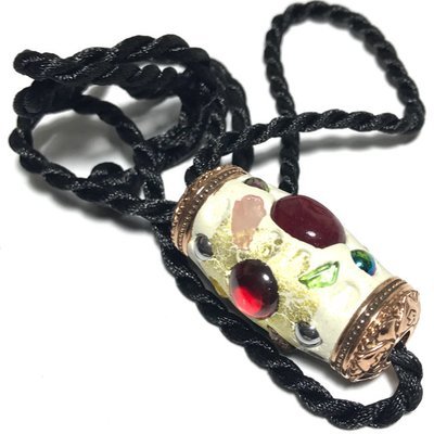 Takrut Paya Nak Suriya 2560 BE Naga Spell for Power, Promotion and Wealth Sacred Clay Coated Precious Gems Lek Lai Chanuan Beads - Pra Ajarn Som Takrut Paya Nak Suriya 2560 BE Naga Spell for Power, Promotion and Wealth Sacred Clay Coated Precious Gems Lek Lai Chanuan Beads - Pra Ajarn Som