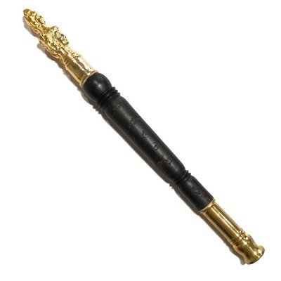 Kata Sri Maha Prohm (Brahma Wand 9 Inches) - Nuea Mai Payung Dam - Rare Black Ngiw Treewood hand spell inscription 1 Takrut - Luang Por Prohm - Wat Ban Suan 2555 BE Kata Sri Maha Prohm (Brahma Wand 9 Inches) - Nuea Mai Payung Dam - Rare Black Ngiw Treewood hand spell inscription 1 Takrut - Luang Por Prohm - Wat Ban Suan 2555 BE