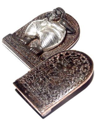 Hun Payont Dta Ba Khaw - Nuea Nava Loha Hnaa Ngern (9 Sacred Metals + Silver Pants) - 'Hmeun Yant' Edition (1000 Yantra) 2555 BE - Por Tan Kloi - Only 84 Made Hun Payont Dta Ba Khaw - Nuea Nava Loha Hnaa Ngern (9 Sacred Metals + Silver Pants) - 'Hmeun Yant' Edition (1000 Yantra) 2555 BE - Por Tan Kloi - Only 84 Made