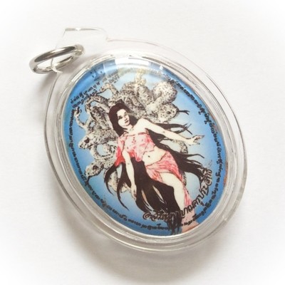 Locket Nang Paya Ngu Khaw (9 white Snake Demon Seductress) Pim B Ongk Kroo (Snake Takrut, + 2 Gemstones + Hand Inscription + Pre-encased) Luang Por Phern Statue Fundraiser - Ajarn Wirataep - 199 Made Locket Nang Paya Ngu Khaw (9 white Snake Demon Seductress) Pim B Ongk Kroo (Snake Takrut, + 2 Gemstones + Hand Inscription + Pre-encased) Luang Por Phern Statue Fundraiser - Ajarn Wirataep - 199 Made