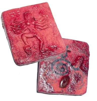 Mae Yua Mueang (Tantric Kali Maha Amnaj/Maha Sanaeh amulet) - 99 Ghost Red Prai Powders + Ban Neng Bone + Dancing Deva Gem + Takrut - Hand Inscription - Gambling and Love Charm - Ruesi Masia 2554 BE Mae Yua Mueang (Tantric Kali Maha Amnaj/Maha Sanaeh amulet) - 99 Ghost Red Prai Powders + Ban Neng Bone + Dancing Deva Gem + Takrut - Hand Inscription - Gambling and Love Charm - Ruesi Masia 2554 BE