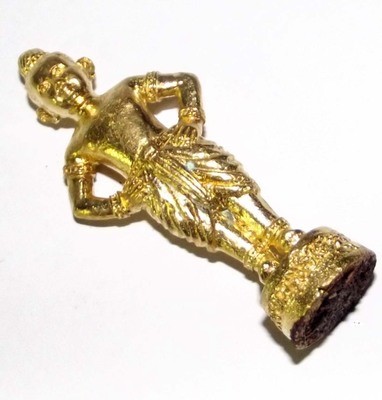Kumarn Plai Khmer Dam - Nuea Tong Tip (Sacred Brass Alloy with Powder filling) - Made using Prai Kumarn Powder of LP Chern - Luang Por Sak - Wat Ta Ee 2554 BE Kumarn Plai Khmer Dam - Nuea Tong Tip (Sacred Brass Alloy with Powder filling) - Made using Prai Kumarn Powder of LP Chern - Luang Por Sak - Wat Ta Ee 2554 BE