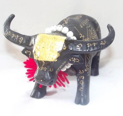 Kwai Tanu Bucha Statue (Ongk Kroo) - Anti Black Magic, & Wealth - 3 Takrut - 6.5 Inch long x 4 Inch High - LP Jerd - Suan Badibat Tam Po Sethee 2555 BE Kwai Tanu Bucha Statue (Ongk Kroo) - Anti Black Magic, & Wealth - 3 Takrut - 6.5 Inch long x 4 Inch High - LP Jerd - Suan Badibat Tam Po Sethee 2555 BE