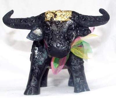 Kwai Tanu Bucha Statue Anti Black Magic Protection and Bringer of Sustenance - Takrut Hua Jai Kwai Tanu Pork Krang Putsa - 8 Inches long x 5 Inches High - LP Jerd, Suan Badibat Tam Po Sethee 2555 BE Kwai Tanu Bucha Statue Anti Black Magic Protection and Bringer of Sustenance - Takrut Hua Jai Kwai Tanu Pork Krang Putsa - 8 Inches long x 5 Inches High - LP Jerd, Suan Badibat Tam Po Sethee 2555 BE