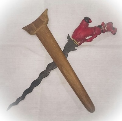 1st edition Sun Ritual Spirit Dagger 9 Inch blade with Red Coral Hilt + Spell Inscriptions - Blessed by LP Prohm and the Khao Or Masters 1st edition Sun Ritual Spirit Dagger 9 Inch blade with Red Coral Hilt + Spell Inscriptions - Blessed by LP Prohm and the Khao Or Masters