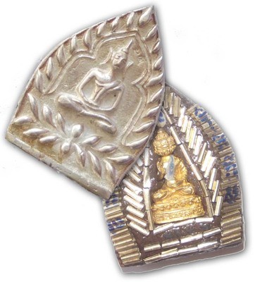 Pra Jao Sua Sethee Yai Jumbo Ongk Kroo Nam Rerk - Solid Silver - 108 Takrut Pra Radtanatrai, 1 Takrut Hua Jai Sethee & Navagote Buddha - Luang Por Jerd Jao Sua Sethee Yai Edition 2556 BE only 99 made Pra Jao Sua Sethee Yai Jumbo Ongk Kroo Nam Rerk - Solid Silver - 108 Takrut Pra Radtanatrai, 1 Takrut Hua Jai Sethee & Navagote Buddha - Luang Por Jerd Jao Sua Sethee Yai Edition 2556 BE only 99 made