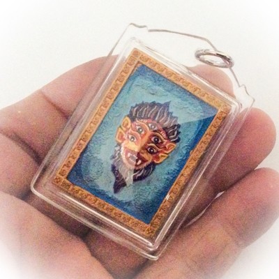 Taep See Hoo Ha Dta (Pim Klang) - 4 Ears 5 Eyed Transformation of Indra Amulet - 4 Takrut 4 Money Spiders + Rahu God - Kroo Ba Krissana Intawano Sae Yid 60 Edition Taep See Hoo Ha Dta (Pim Klang) - 4 Ears 5 Eyed Transformation of Indra Amulet - 4 Takrut 4 Money Spiders + Rahu God - Kroo Ba Krissana Intawano Sae Yid 60 Edition