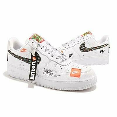 nike air force one just do it bianche