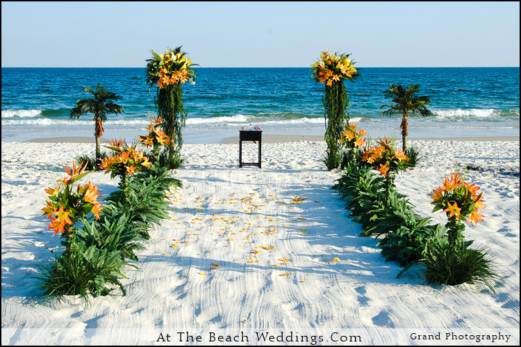 Bamboo Love Poles - Beach wedding Package
