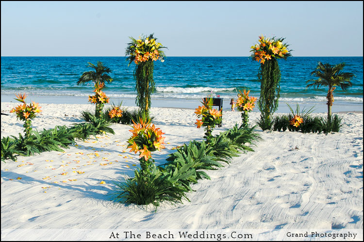 Bamboo Love Poles - Beach wedding Package