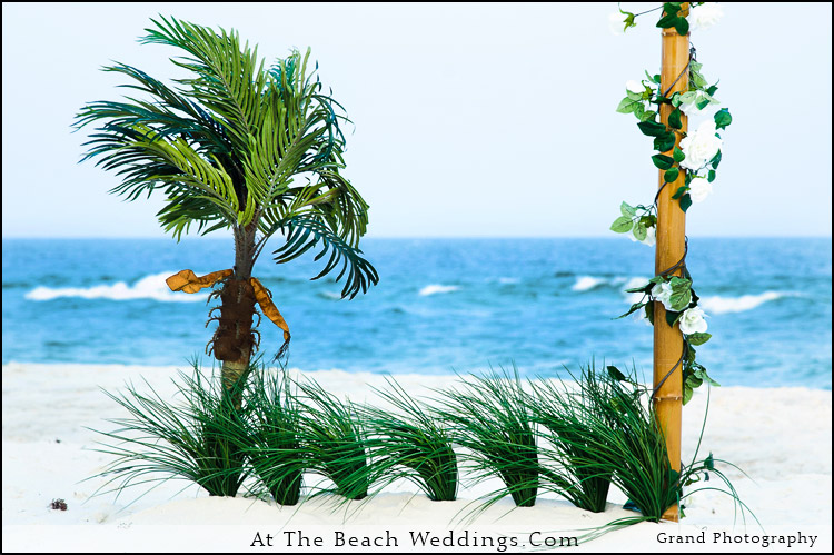 White Threshold of Love - Bamboo Beach Wedding Package