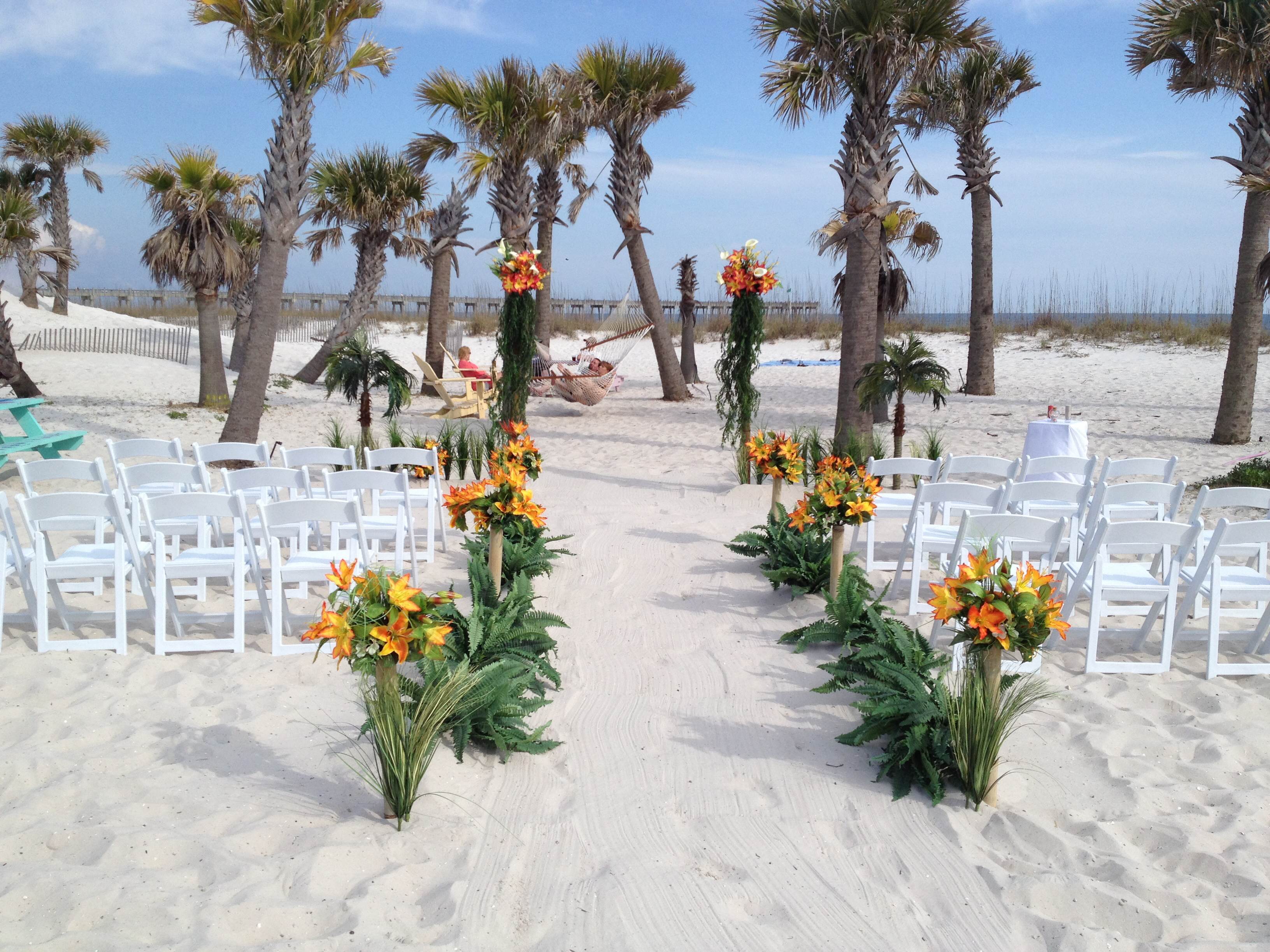 Bamboo Love Poles - Beach wedding Package