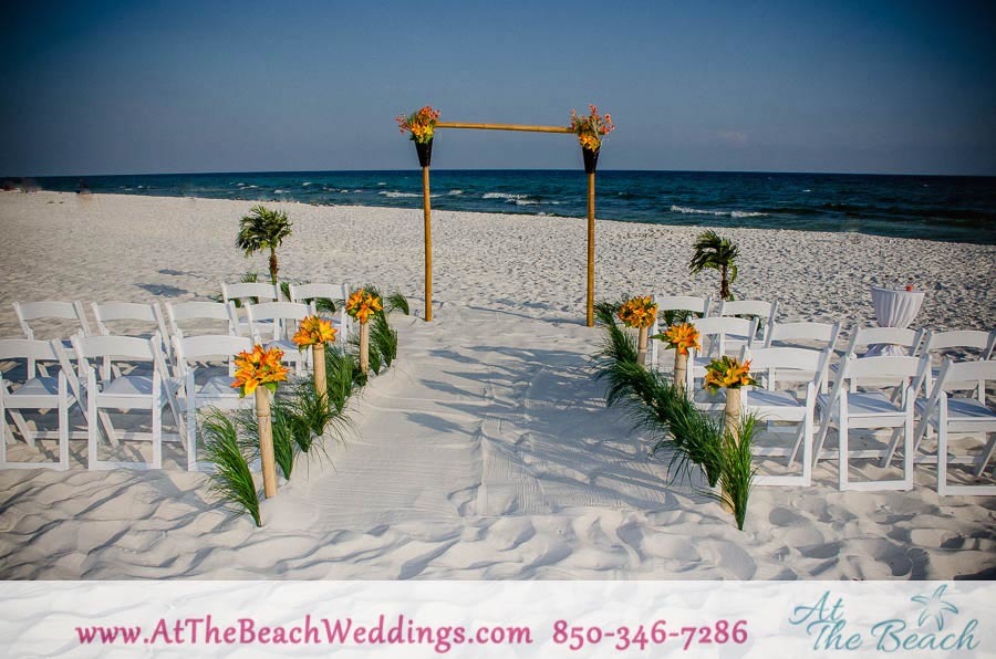 Threshold of Love - Bamboo Beach Wedding Package 00031