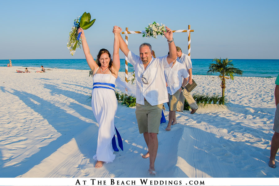 White Threshold of Love - Bamboo Beach Wedding Package