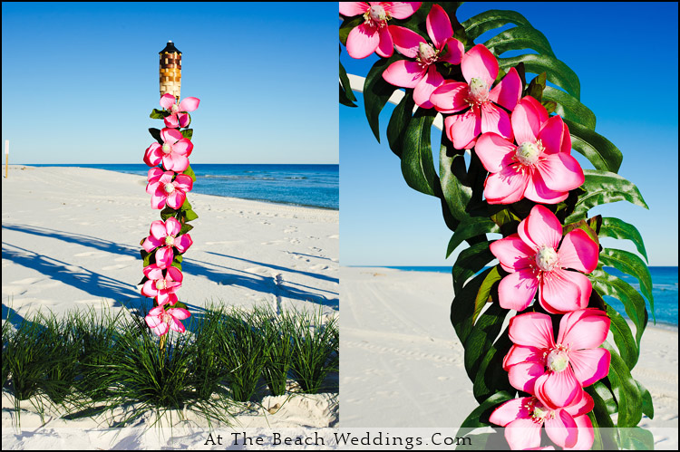 Pink Love Flowers - Beach wedding Package