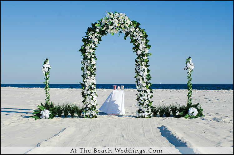 White Wedding Bliss - Beach Wedding Package