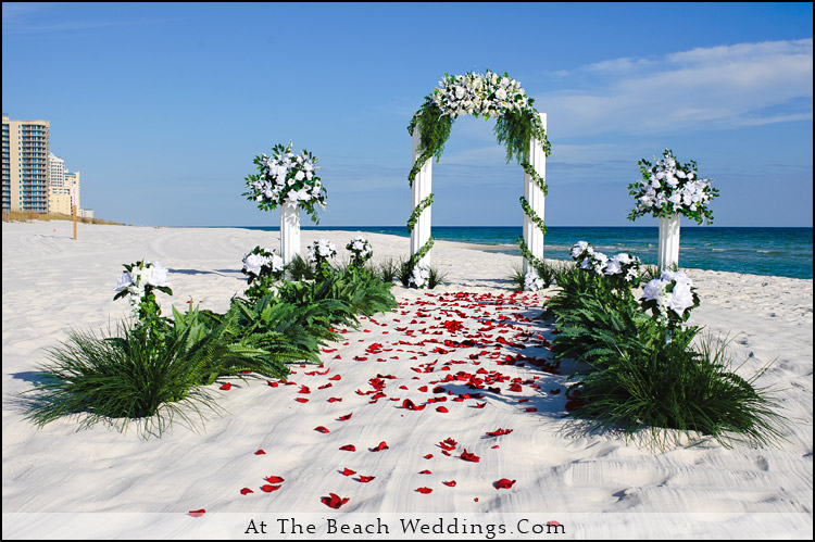 Pillars Of Love - Beach wedding Package