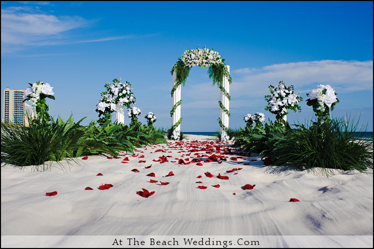 Pillars Of Love - Beach wedding Package