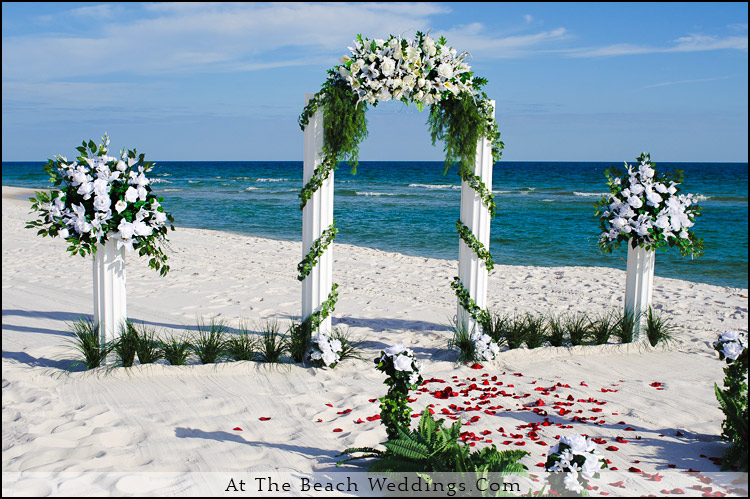 Pillars Of Love - Beach wedding Package