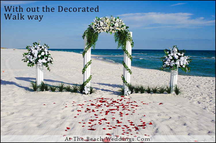 Pillars Of Love - Beach wedding Package