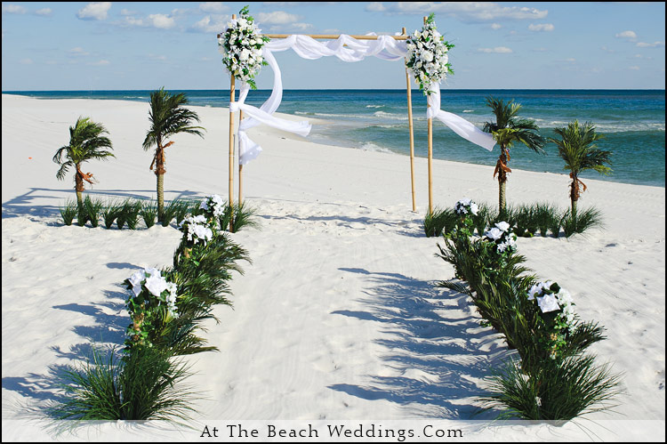 Bamboo Palms - Beach wedding Package