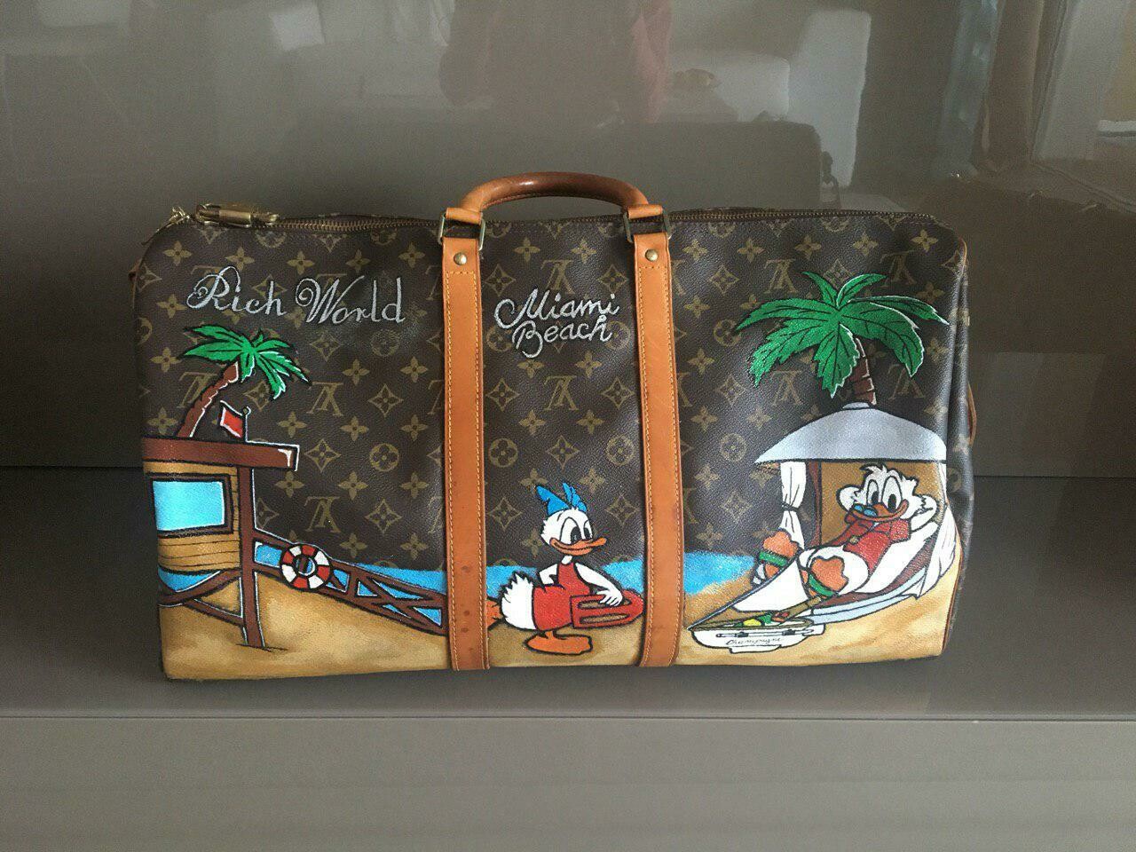 Louis Vuitton Travel Bag Keepall Monogram 55 Miami