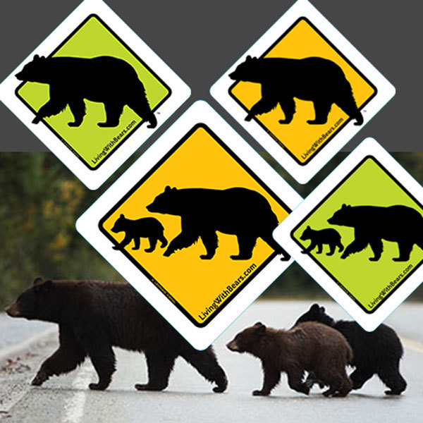 Black Bear Sign Artwork (all 4 versions) SGN-4Bears
