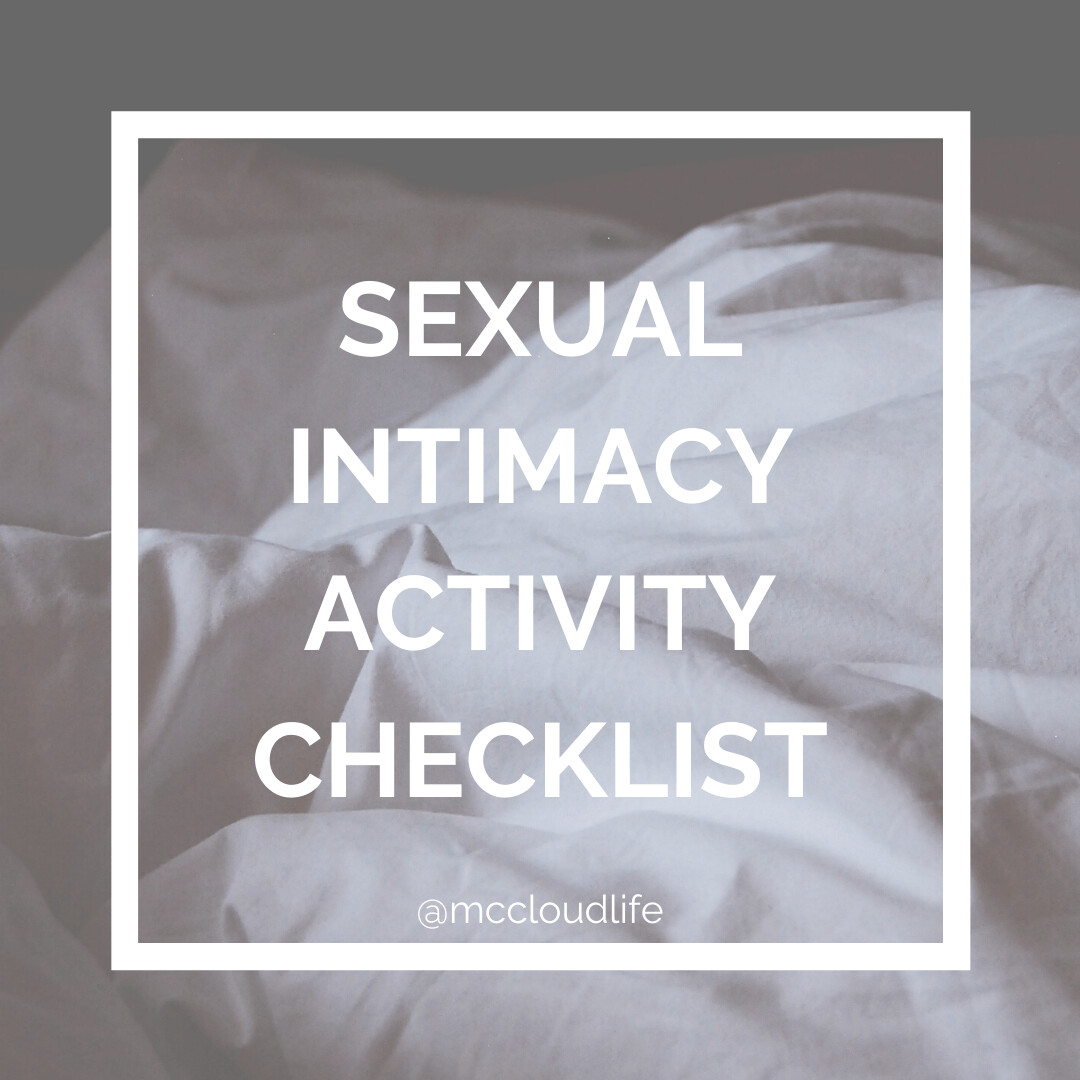 Sexual Intimacy Activity Checklist 2201