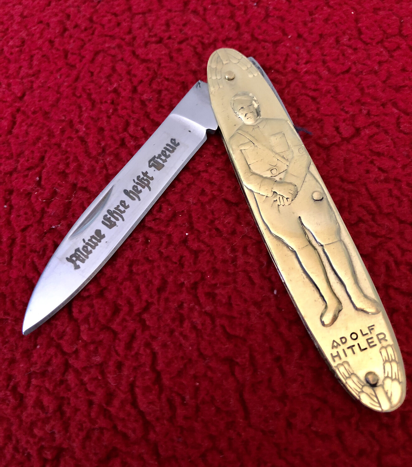 Hitler Pocket Knife with "Meine Ehre Heist Treue" motto