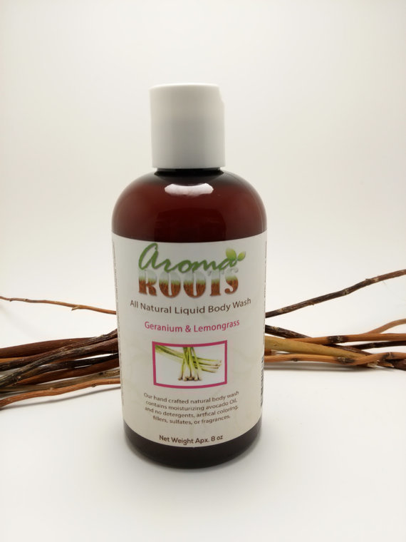 Geranium Lemongrass Body Wash 702380901389